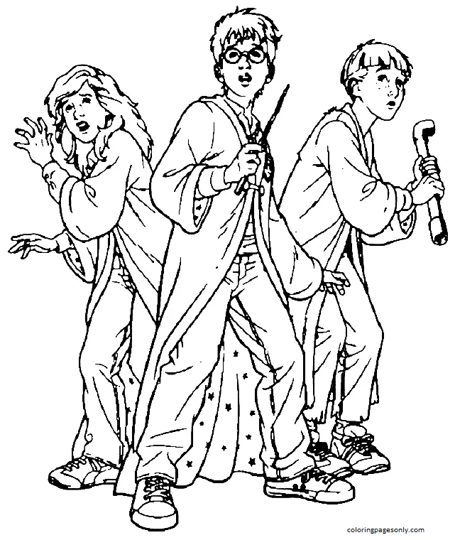 Harry Potter Coloring Pages