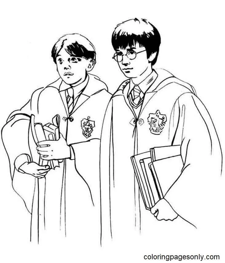 Desenhos de Harry Potter Para Colorir 50