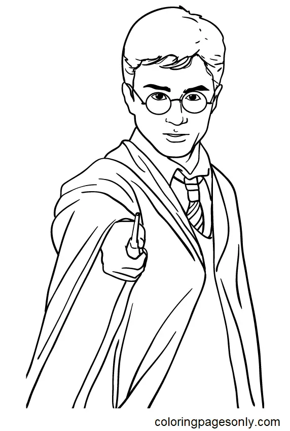 Harry Potter Para Colorear 60