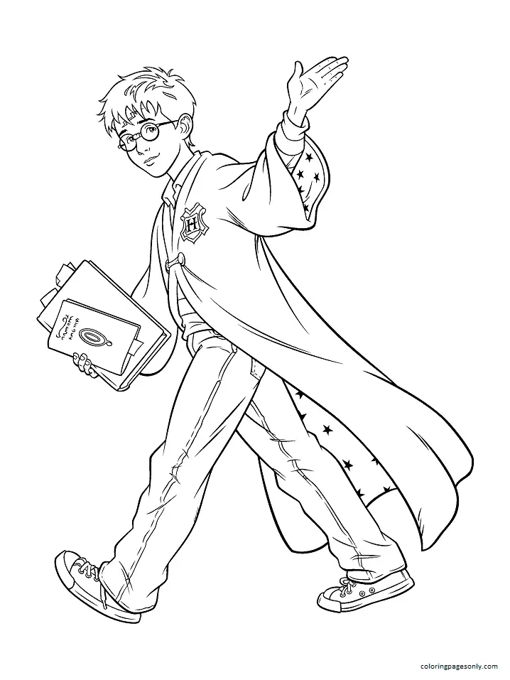 Desenhos de Harry Potter Para Colorir 61