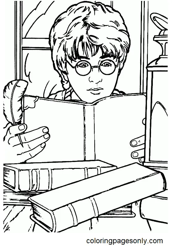 Desenhos de Harry Potter Para Colorir 70