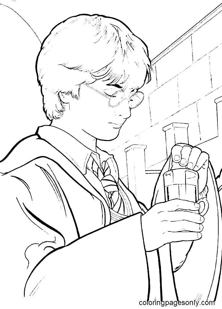 Harry Potter Para Colorear 74