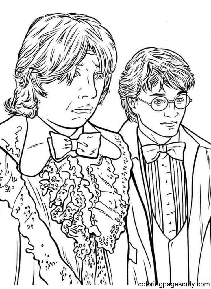 Desenhos de Harry Potter Para Colorir 81