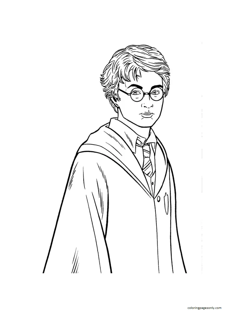 Desenhos de Harry Potter Para Colorir 94