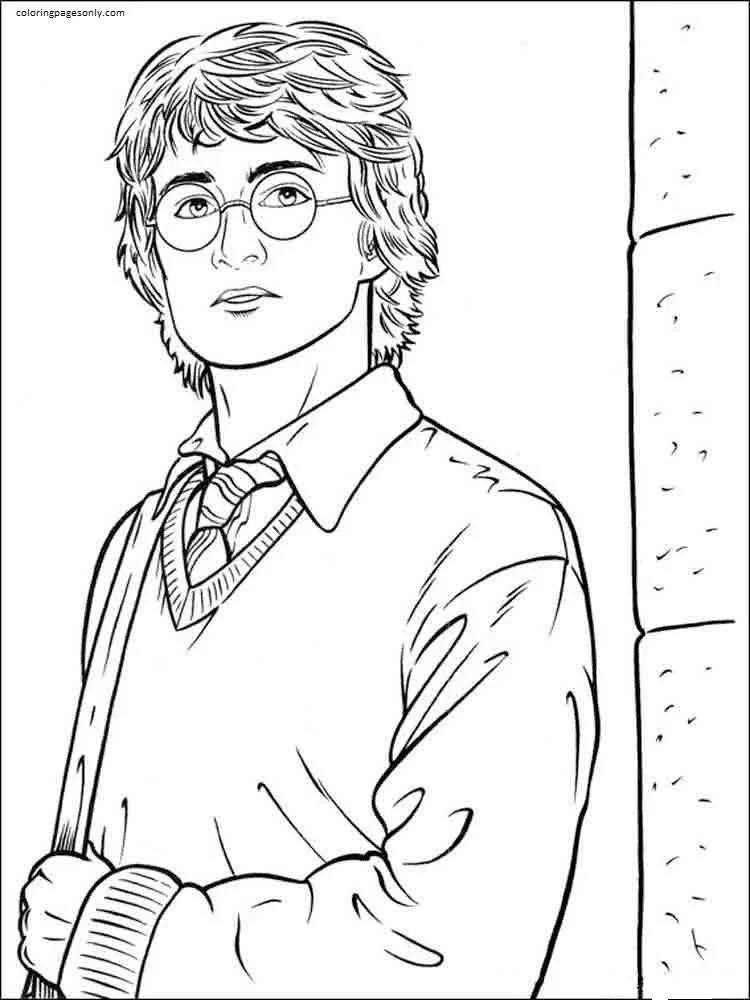 Desenhos de Harry Potter Para Colorir 99