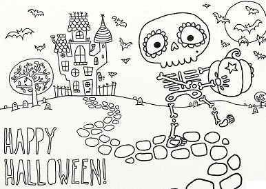 Haunted House Coloring Pages 15