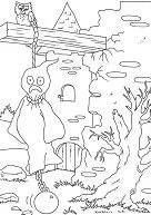 Haunted House Coloring Pages 30