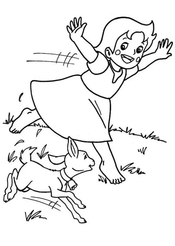 Heidi Coloring Pages 20