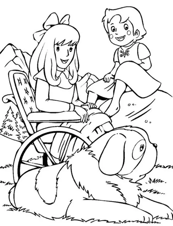 Heidi Coloring Pages 26