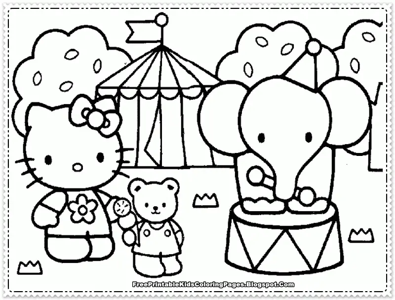 Hello Kitty Coloring Pages 49