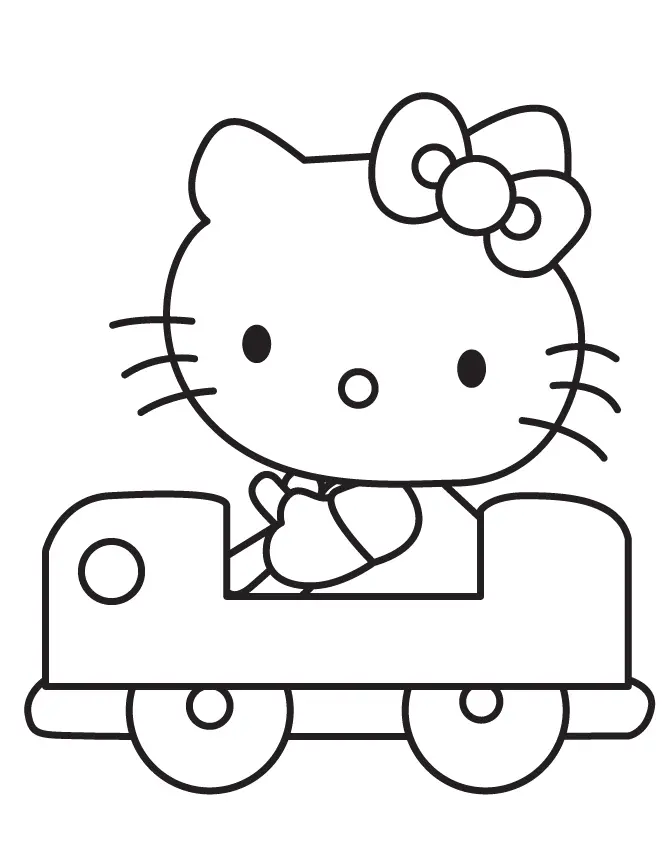 Hello Kitty Coloring Pages 52