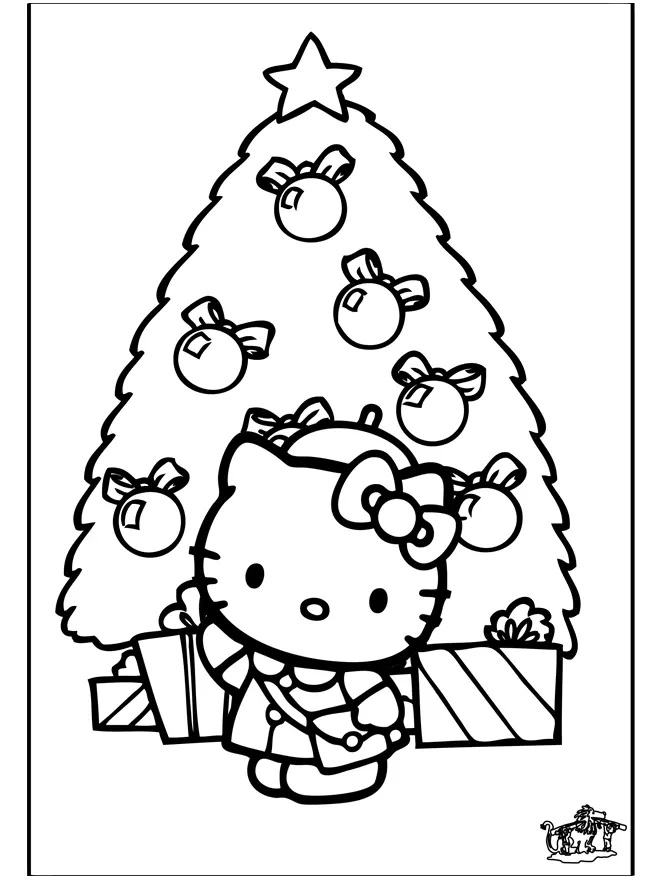 Hello Kitty Coloring Pages 54