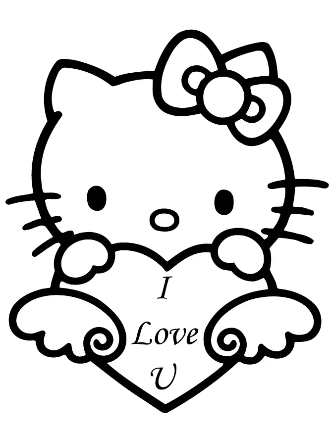 Hello Kitty Coloring Pages 55