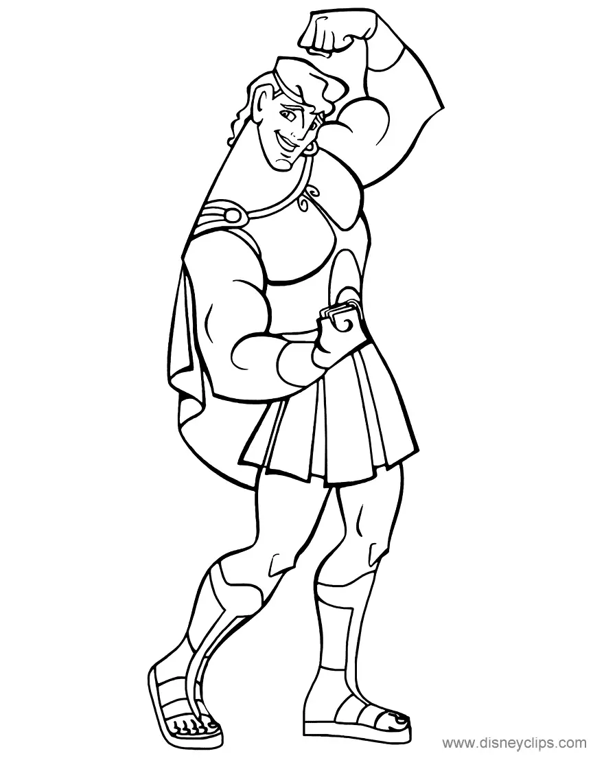 Hercules Para Colorear 14