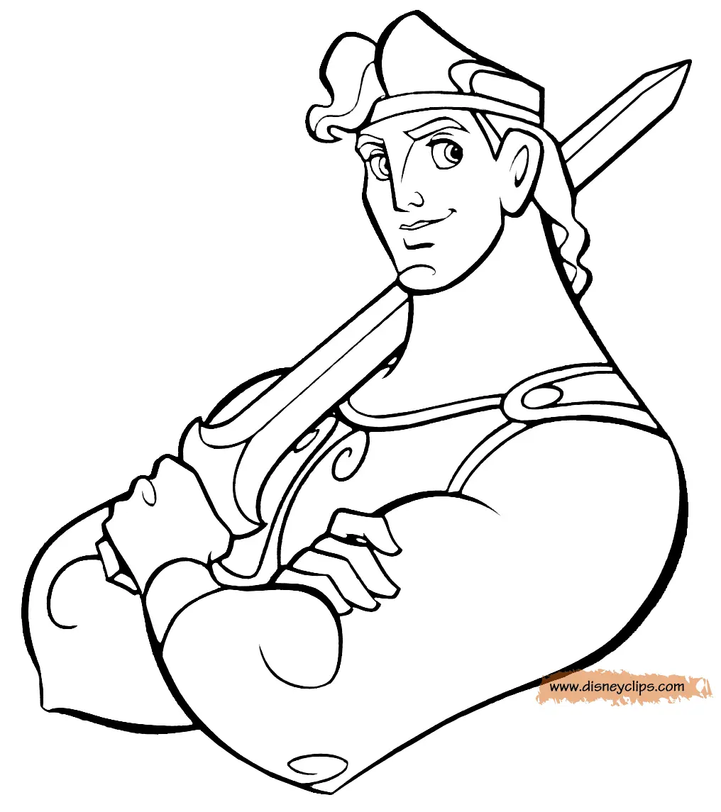 Hercules Para Colorear 23