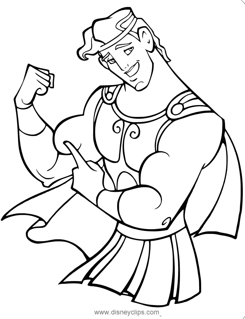 Hercules Para Colorear 24