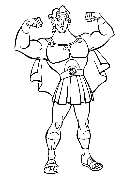 Hercules Para Colorear 29