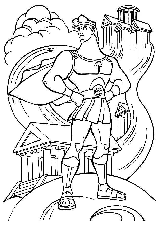 Hercules Para Colorear 35