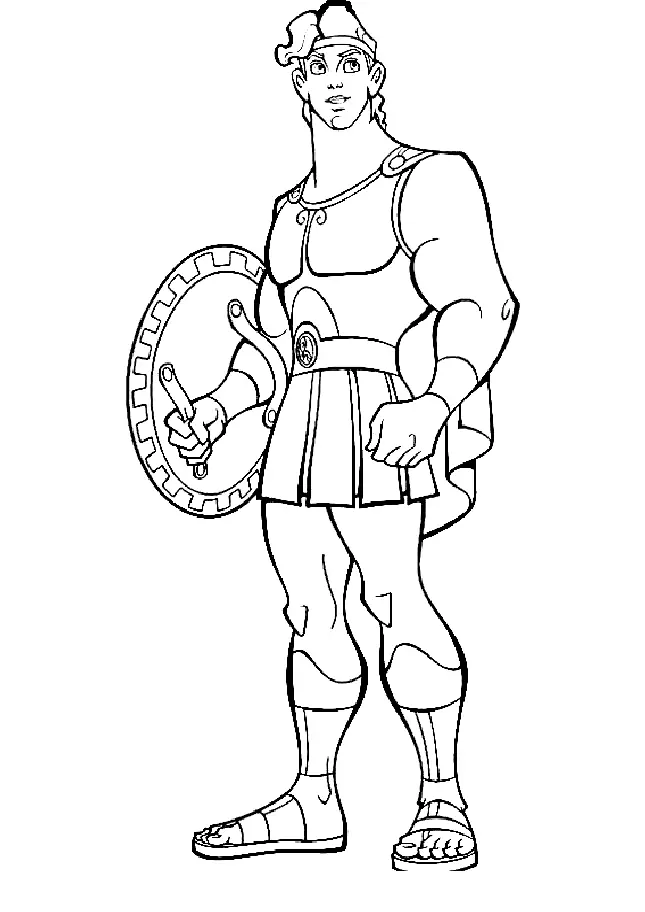 Hercules Para Colorear 39