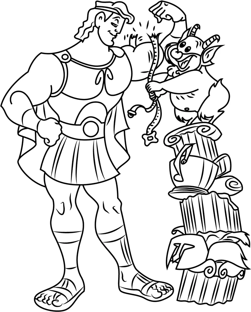 Hercules Para Colorear 40