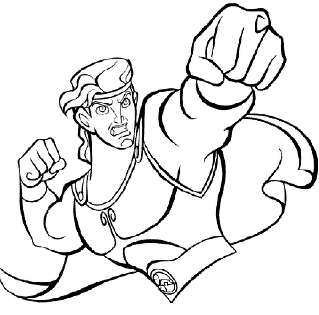 Hercules Para Colorear 41