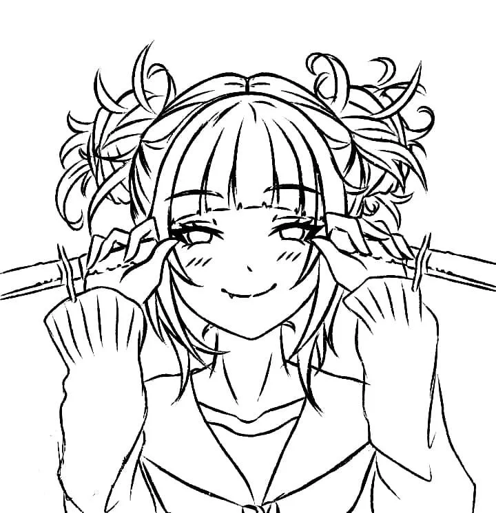 Desenhos de Himiko Toga Para Colorir 31