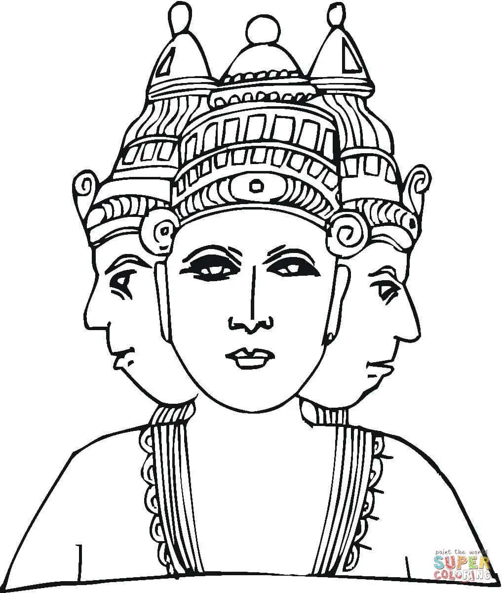 Hinduism coloring pages