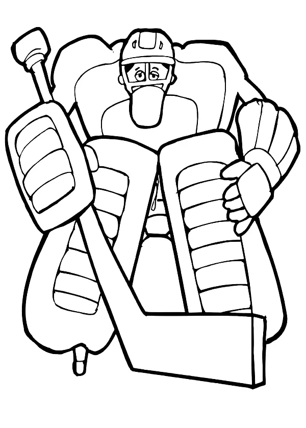 Hockey Coloring Pages 13