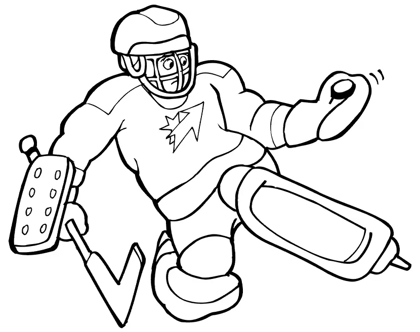 Hockey Coloring Pages 18