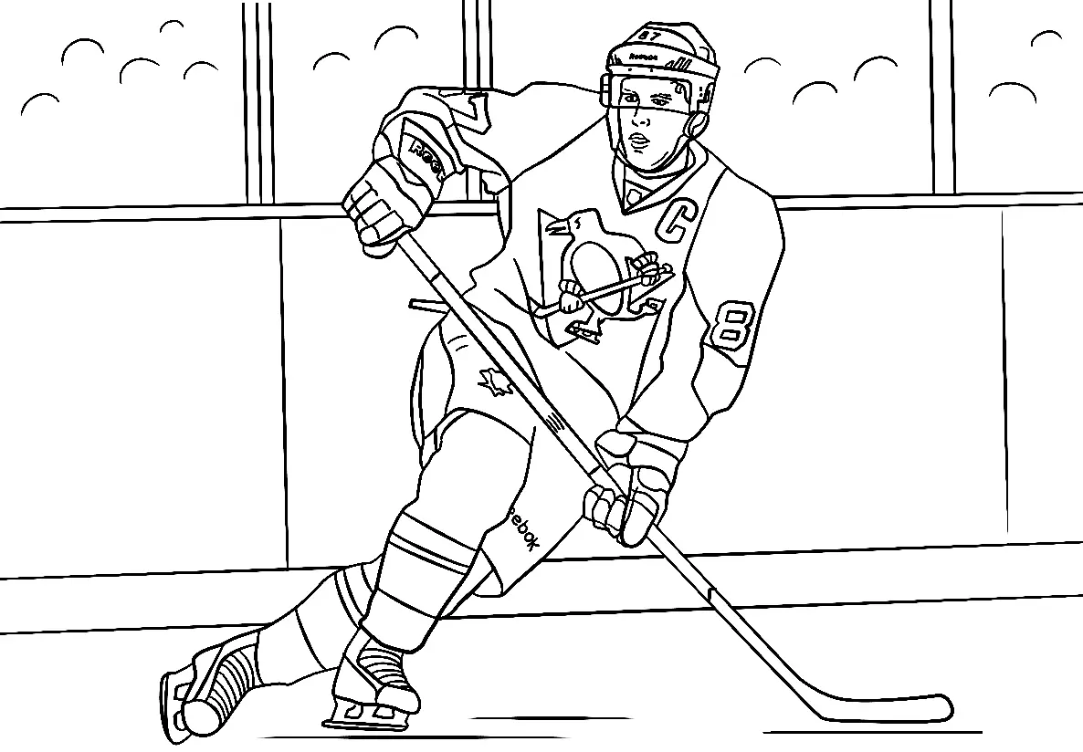 Hockey Coloring Pages 2