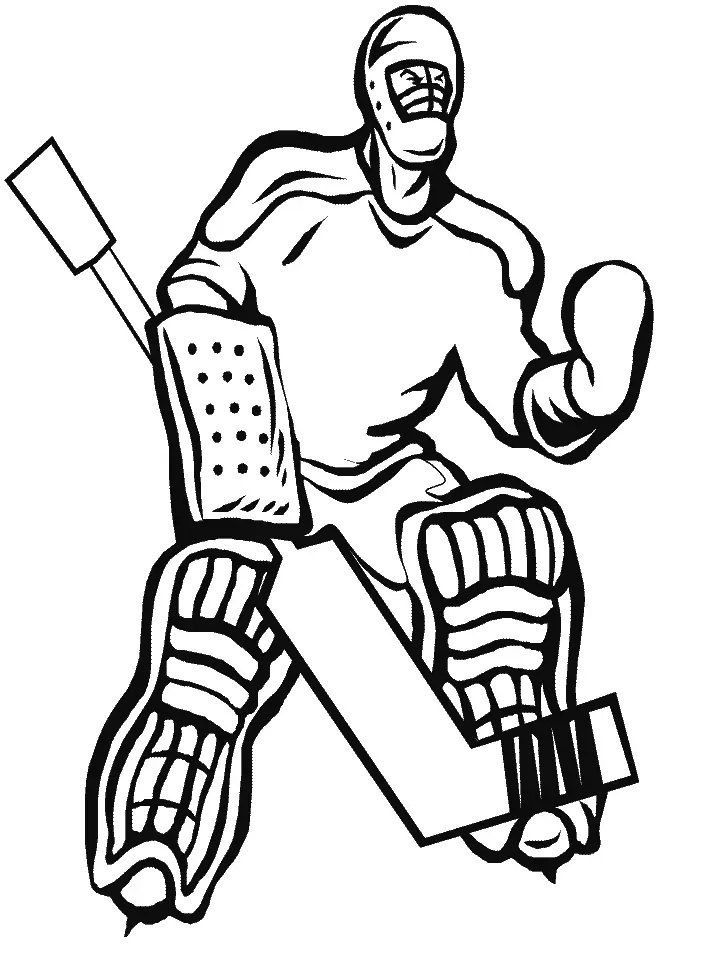 Hockey Coloring Pages 24