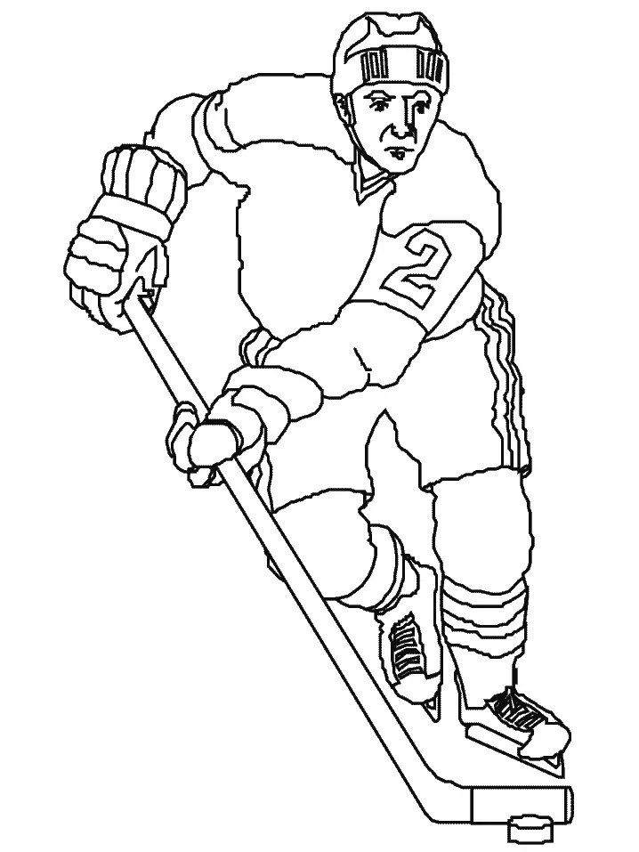 Hockey Coloring Pages 25