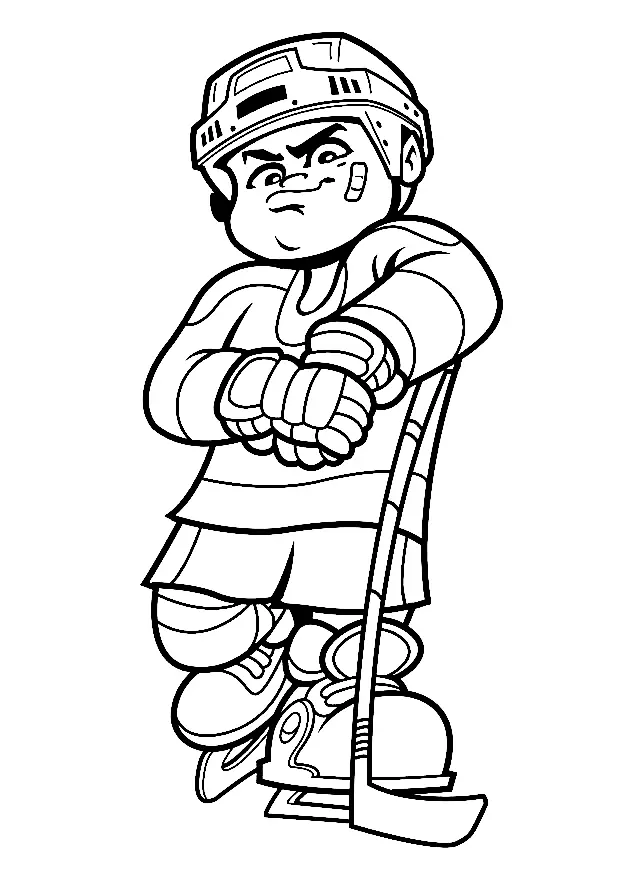 Hockey Coloring Pages 27