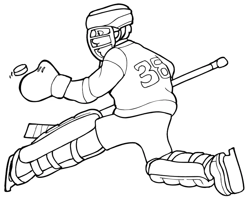 Hockey Coloring Pages 28