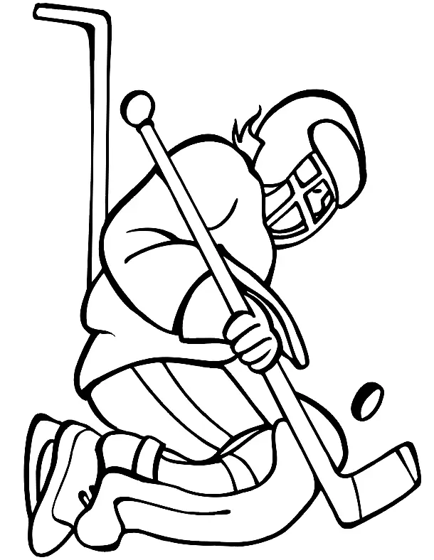 Hockey Coloring Pages 29