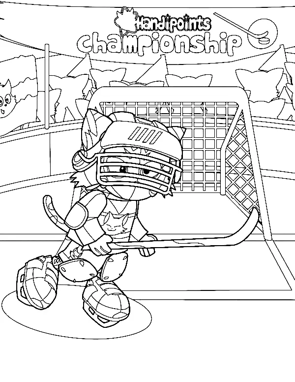 Hockey Coloring Pages 30