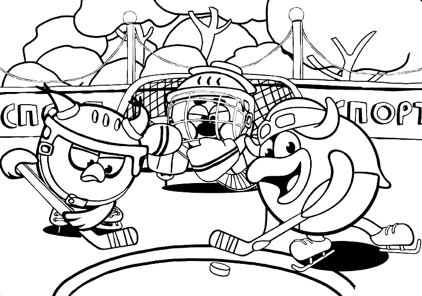 Hockey Coloring Pages 32