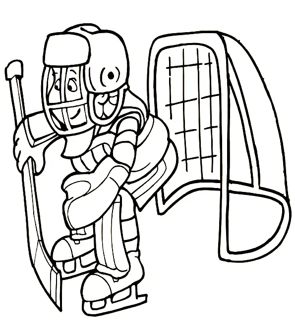 Hockey Coloring Pages 41