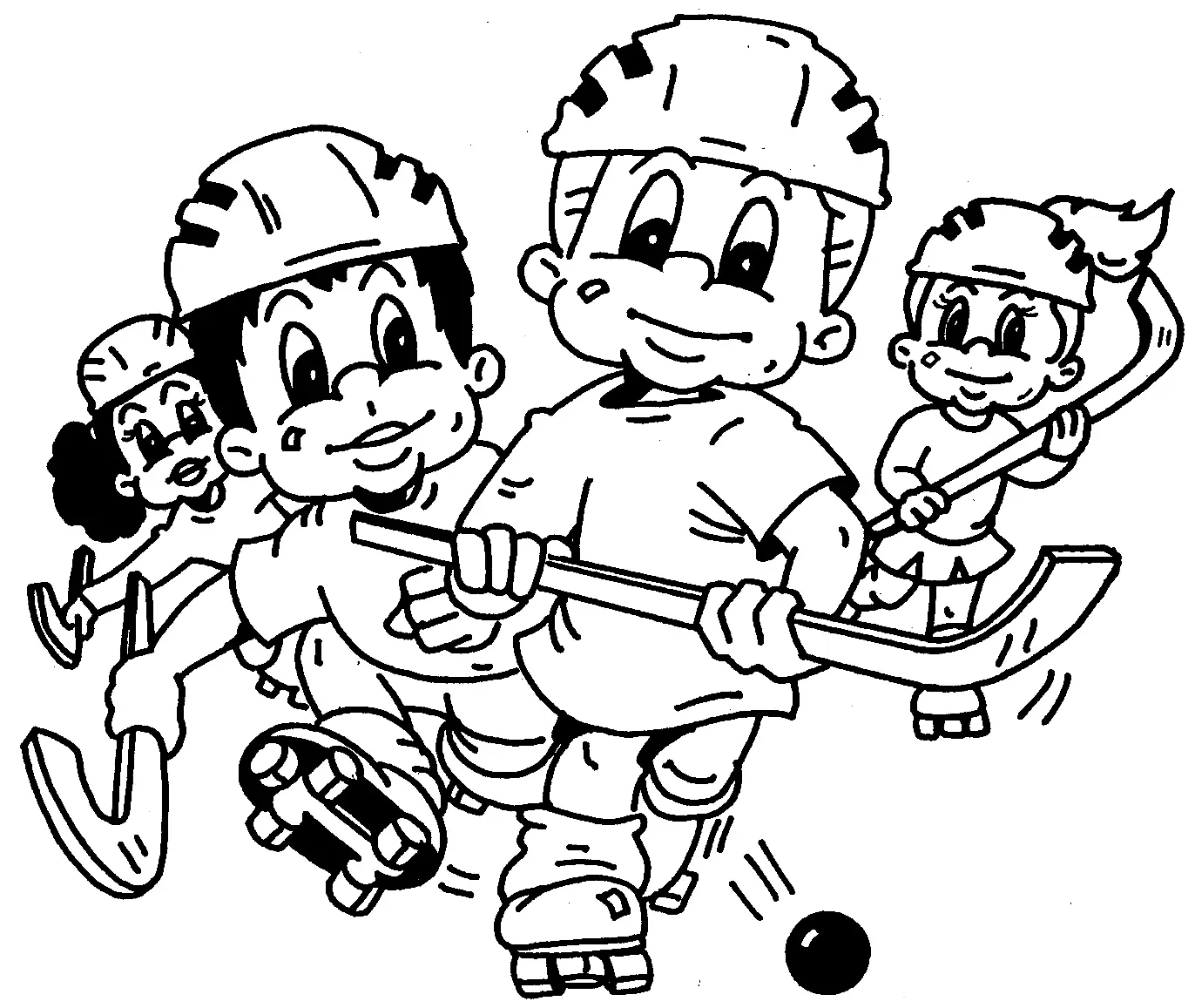 Hockey Coloring Pages 43