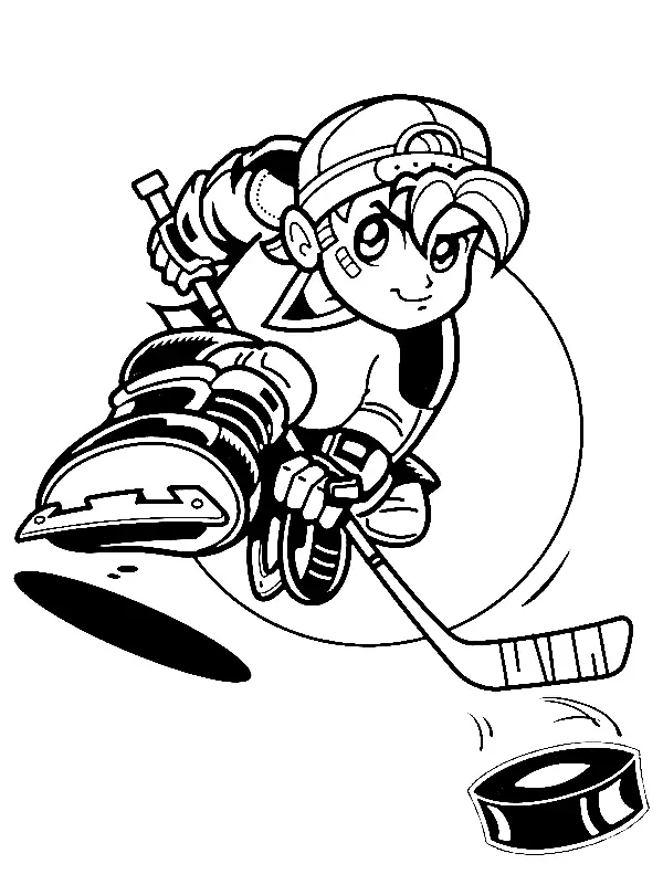 Hockey Coloring Pages 44