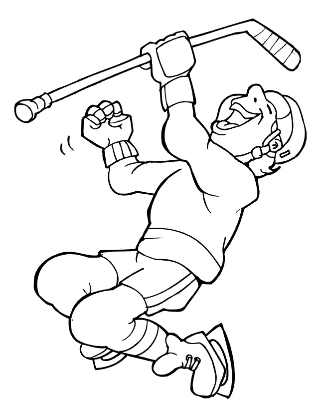 Hockey Coloring Pages 45