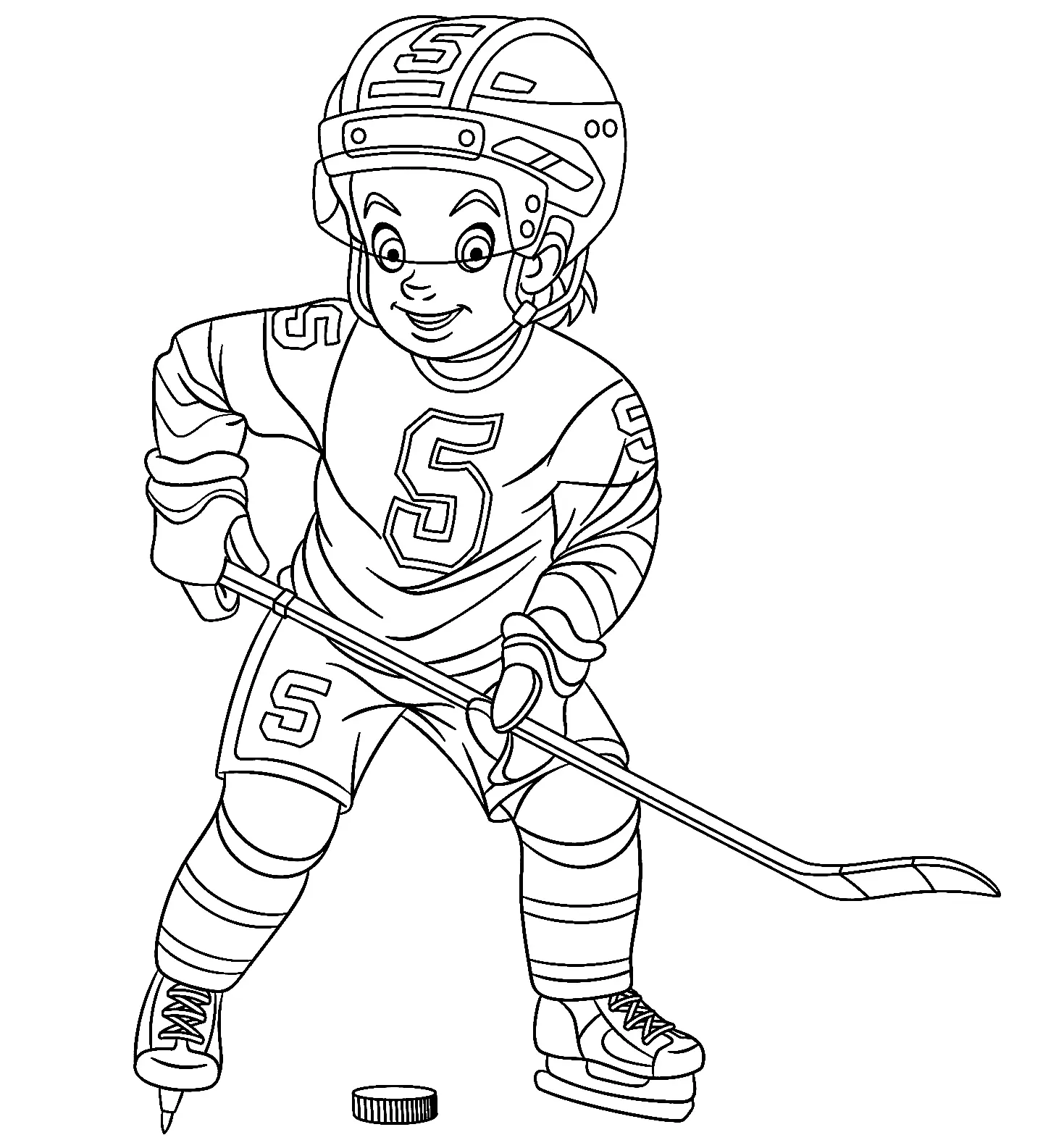 Hockey Coloring Pages 5