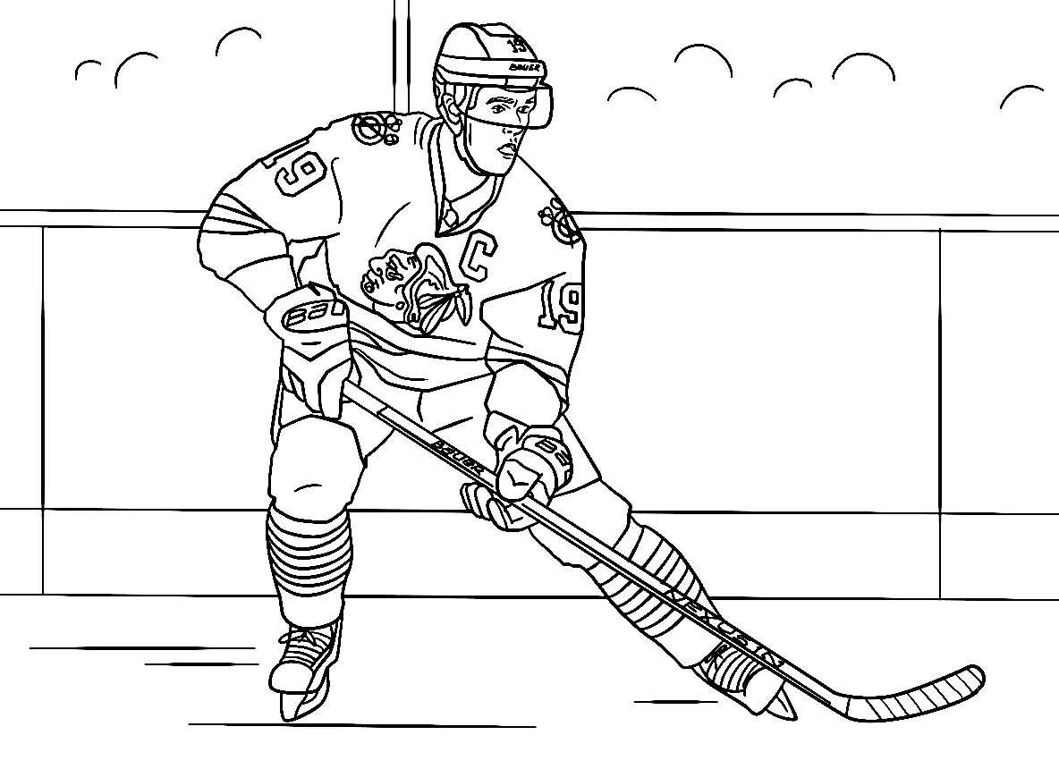 Hockey Coloring Pages 7