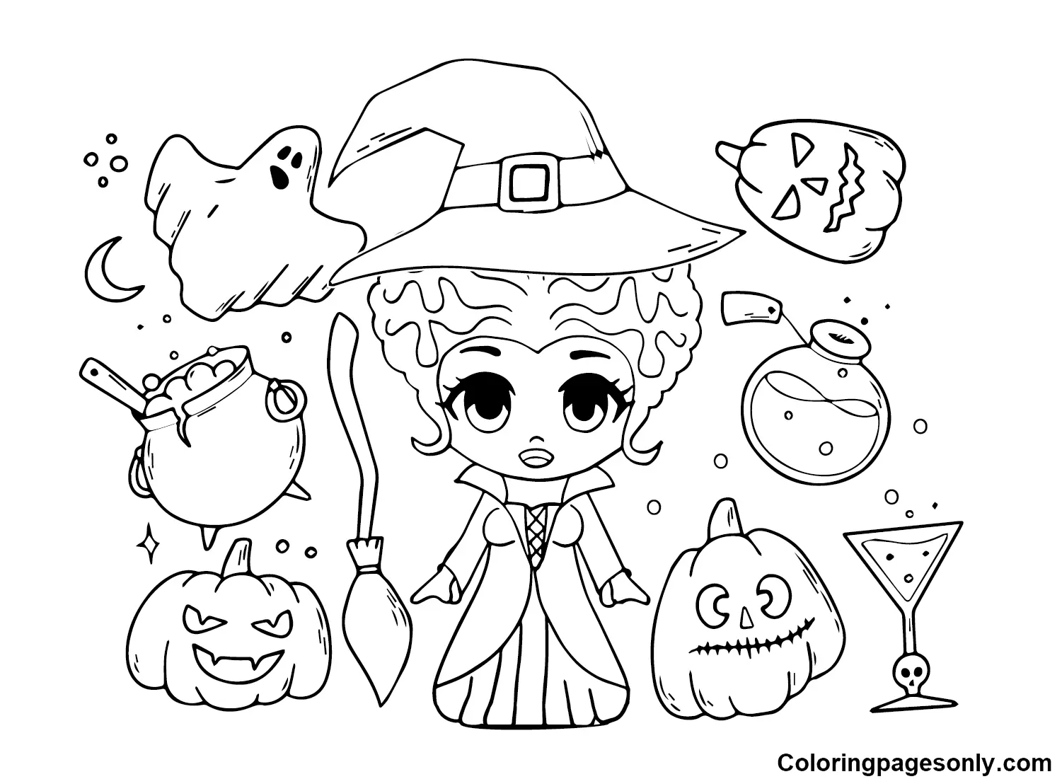 Hocus Pocus Coloring Pages