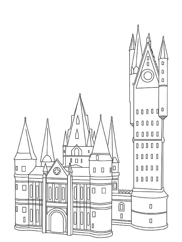 Hogwarts Coloring Pages to Print - Free Printable Coloring Pages