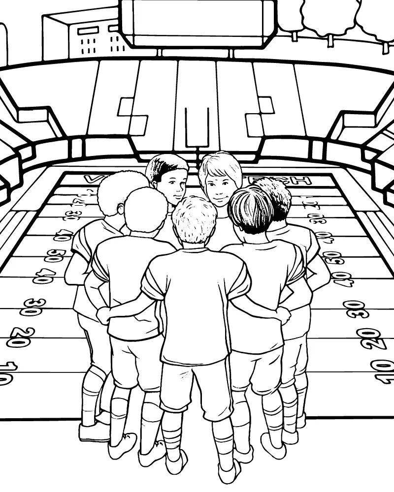 Homecoming Coloring Page 4