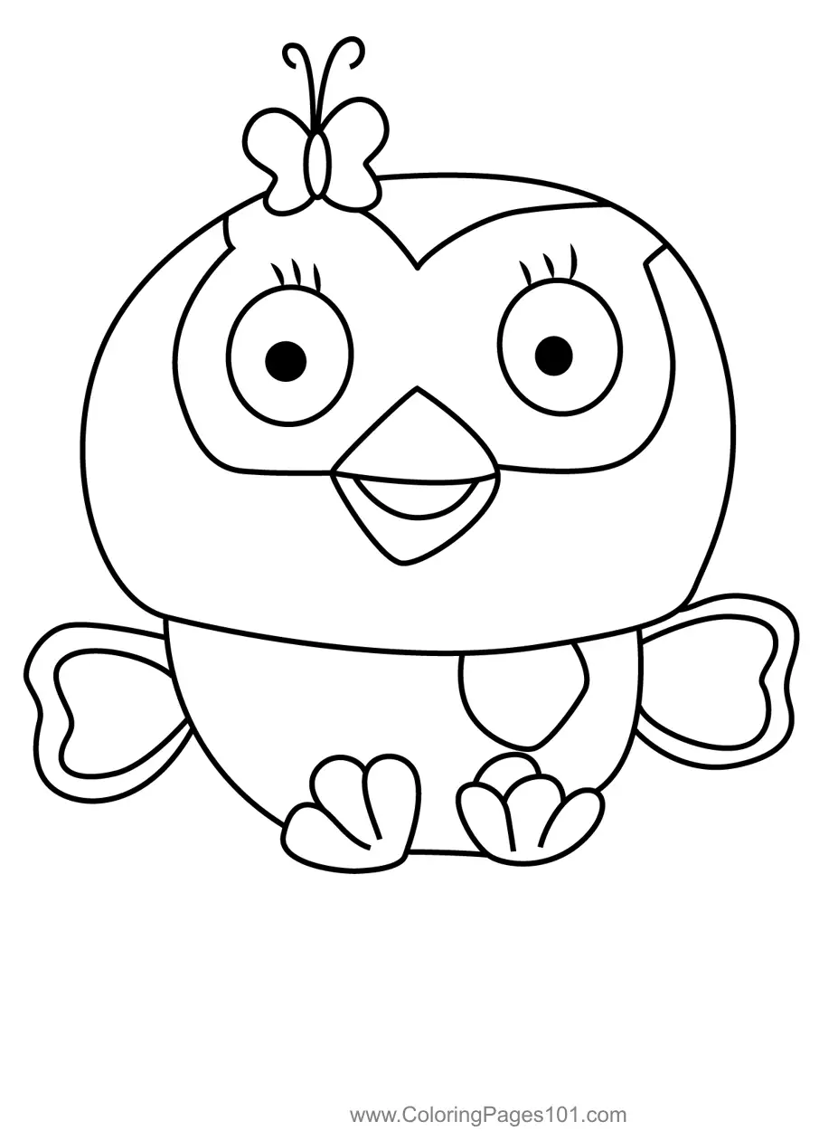 Hoot Hoot Go Para Colorear