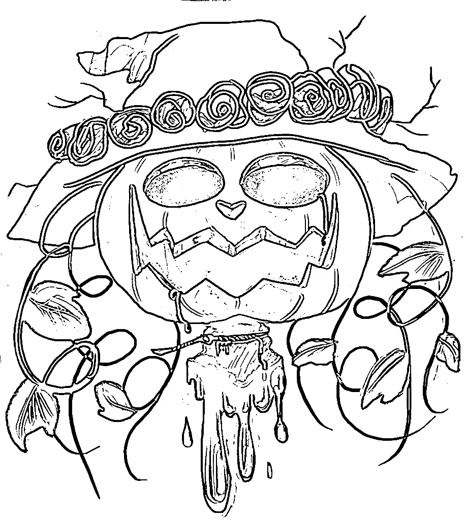 Horror Coloring Pages