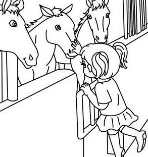 Horse Coloring Pages 107