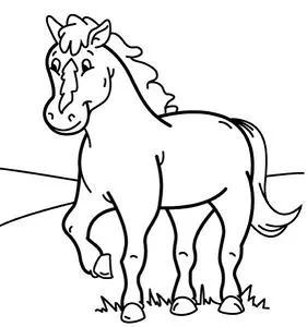 Desenhos de Horse Para Colorir 125